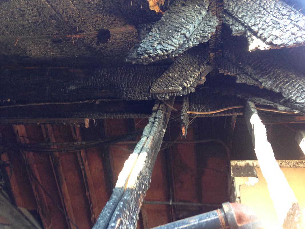 Ardsley Country Club fire damage